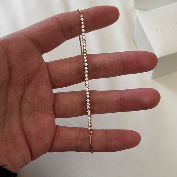Pandora bracelet rose gold barley worn - Picture 1 of 2